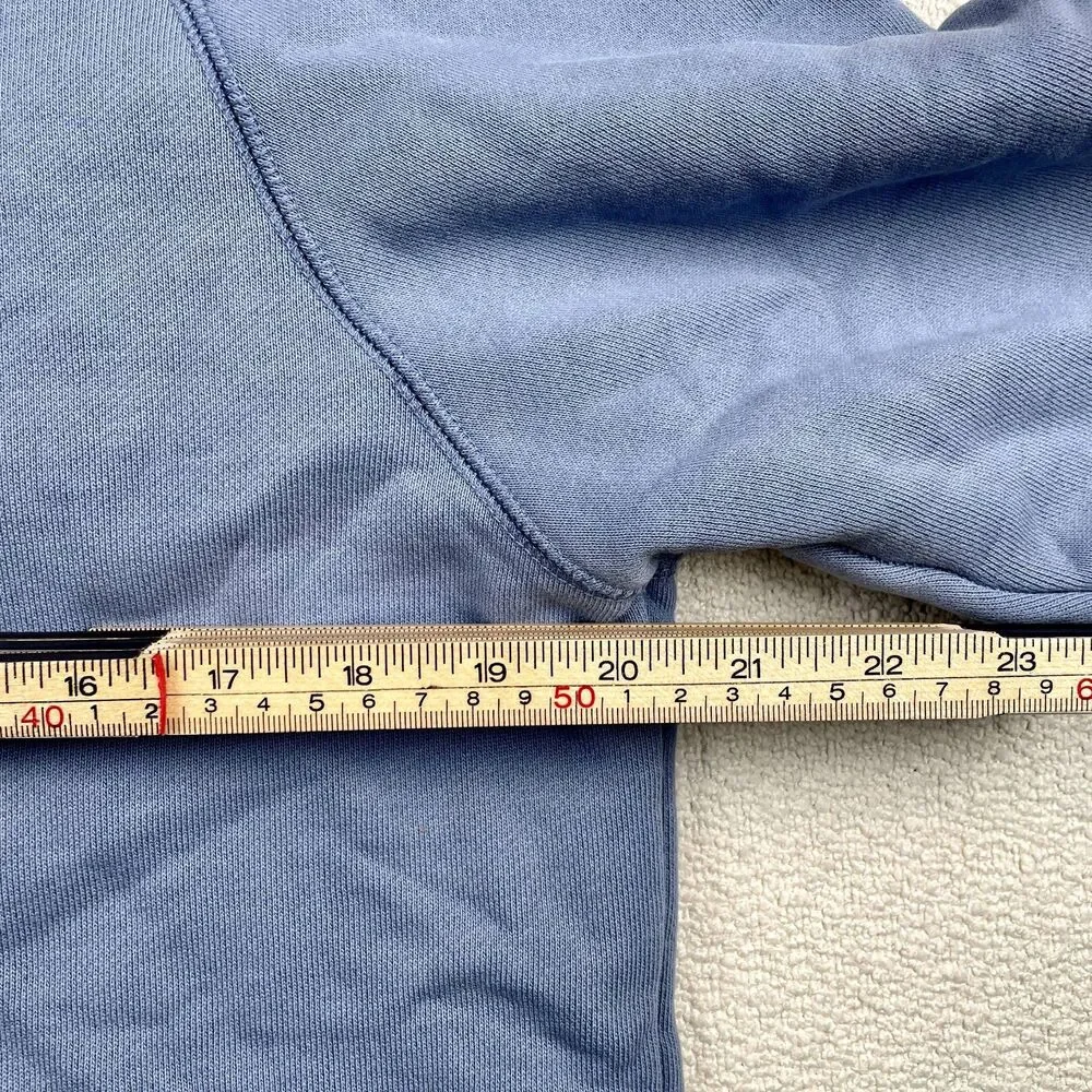Levi's Honestly Made Hoodie Mens M Blue Cotton Pullover Kangaroo Pockets EUC